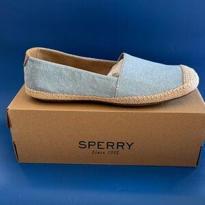 Sperry Sky Blue Espadrille Shoes